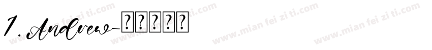 1. Andrew字体转换